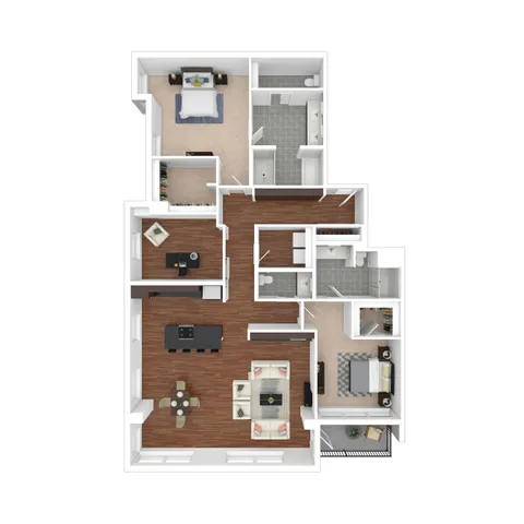 2 Bed 2 Bath Apartment | Apartments For Rent In Belltown, Seattle, WA | The Confidential