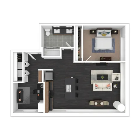1 Bed 1 Bath with Den Unit | Apartments For Rent In Belltown, Seattle, WA | The Confidential