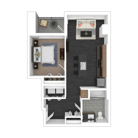 1 Bed 1 Bath Apartment | Apartments For Rent In Belltown, Seattle, WA | The Confidential
