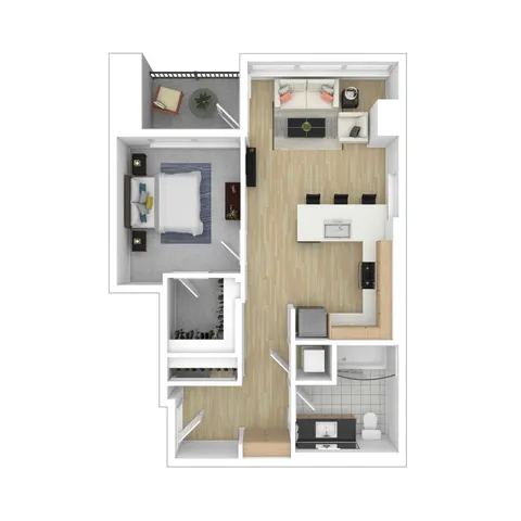 1 Bed 1 Bath Apartment | Apartments For Rent In Belltown, Seattle, WA | The Confidential