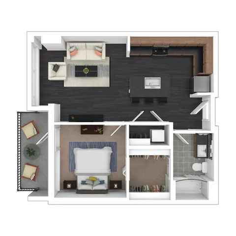 1 Bed 1 Bath Apartment | Apartments For Rent In Belltown, Seattle, WA | The Confidential