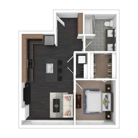 1 Bed 1 Bath Apartment | Apartments For Rent In Belltown, Seattle, WA | The Confidential