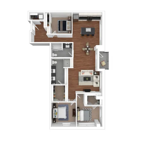 3 Bed 2 Bath Apartment | Apartments For Rent In Belltown, Seattle, WA | The Confidential