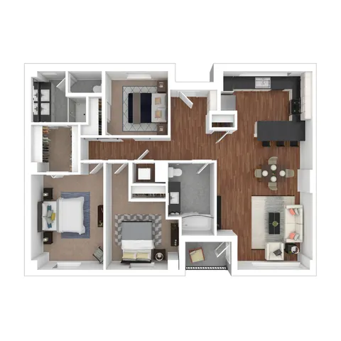 3 Bed 2 Bath Apartment | Apartments For Rent In Belltown, Seattle, WA | The Confidential