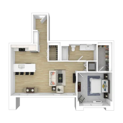 1 Bed 1 Bath Apartment | Apartments For Rent In Portland, OR | Splash Apartments