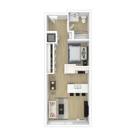 Studio Unit | Apartments For Rent In Portland, OR | Splash Apartments