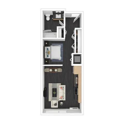 Studio Unit | Apartments For Rent In Portland, OR | Splash Apartments