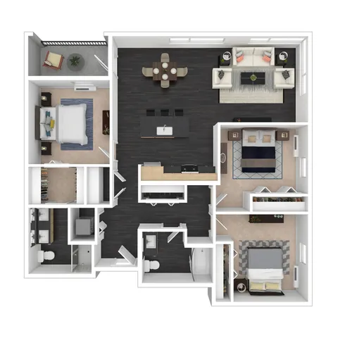 3 Bed 2 Bath Apartment | Apartments For Rent In Portland, OR | Splash Apartments