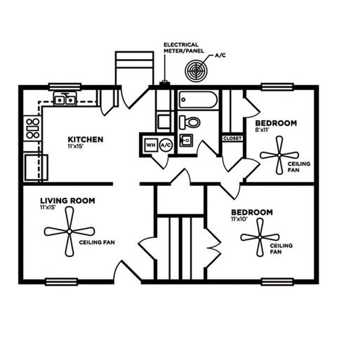 2 bedroom