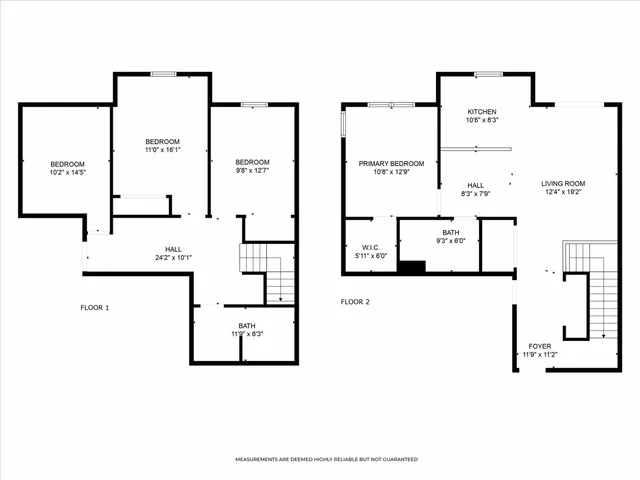 Four bedroom floorplan