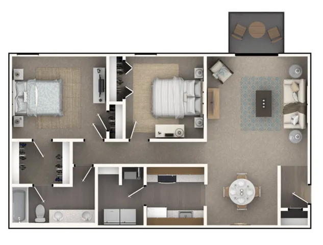 2 bedroom