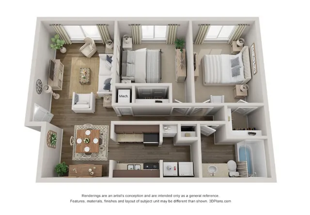 2 bedroom