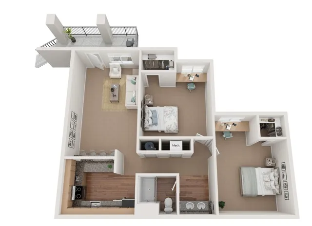2 bedroom