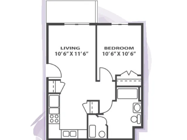 1 Bedroom 1 Bathroom Southridge