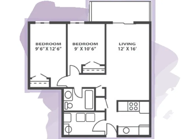 2 Bedrooms 1 Bathroom in Southridge