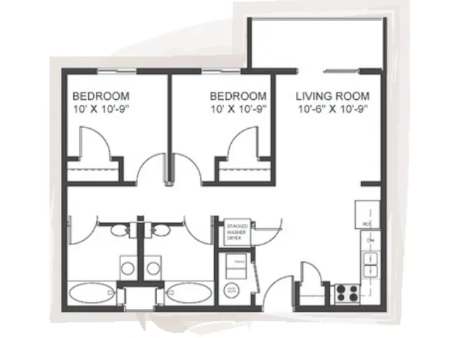 2 Bedrooms 2 Bathrooms in Preserve