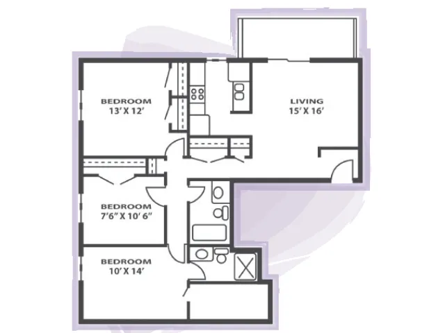 3 Bedrooms 2 Bathrooms in Southridge