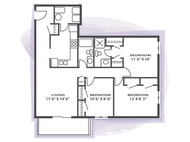 3 Bedrooms 2 Bathrooms in Southridge