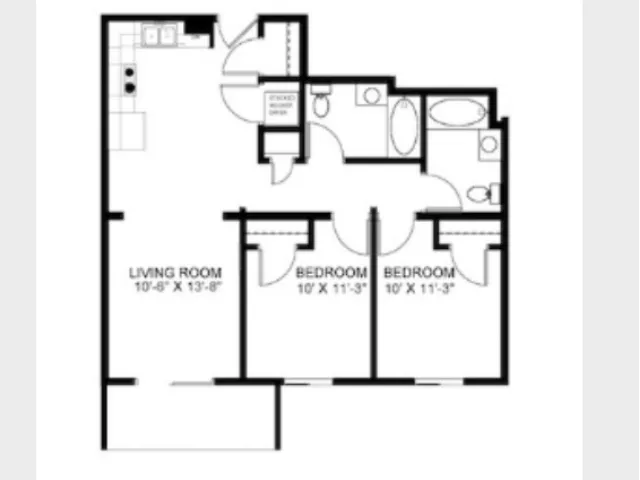 2 Bedrooms 2 Bathrooms in Preserve