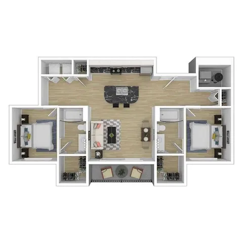 2BR/2BA