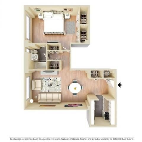 1 Bedroom 1 Bath