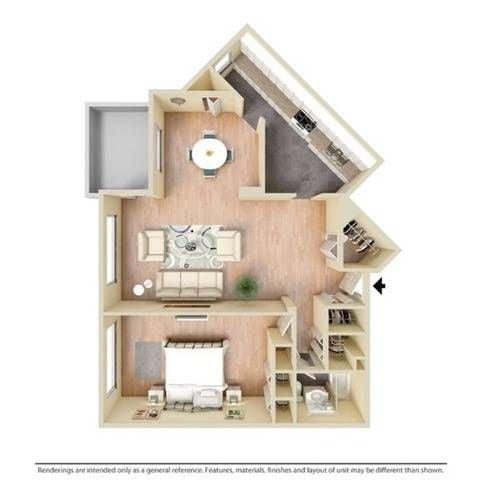1 Bedroom 1 Bath