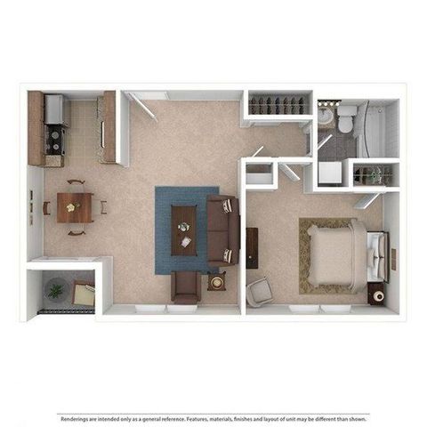 AudubonPointe 1BD 1Bath 600sqft