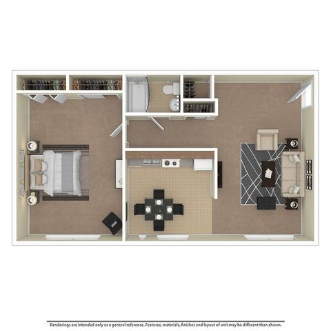 StoneGate 1BD 1Bath 700sqft