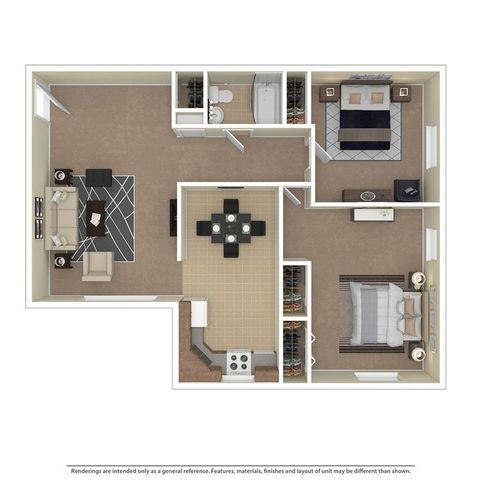 StoneGate 2BD 1Bath 900sqft