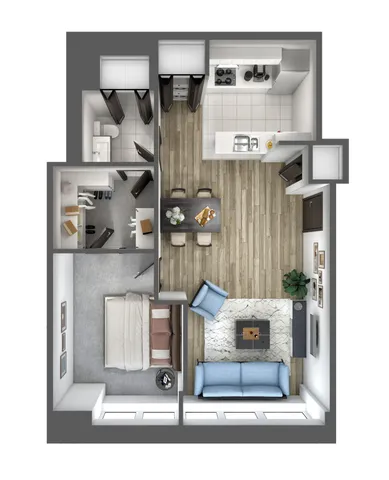 1 bedroom 1 bathroom