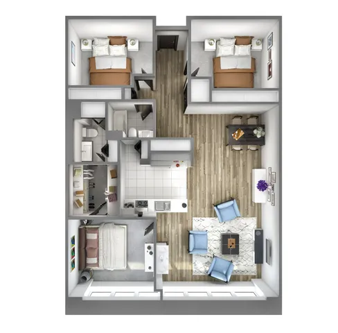3 bedroom 2 bathroom