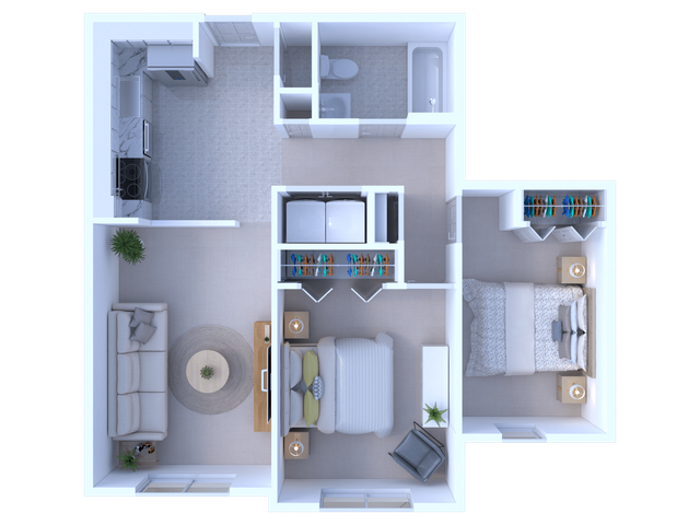 Rockledge Pointe 2 BR 798 Sq.Ft