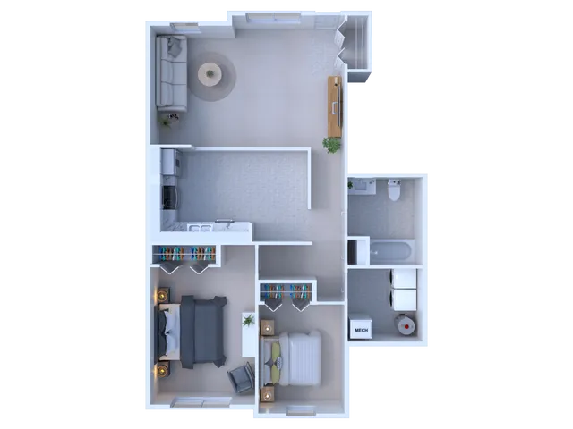 Rodckledge Pointe 2 BR Garden 1148 sqft