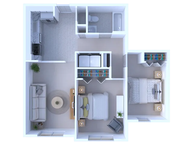 Rodckledge Pointe 2 BR Garden 1148 sqft
