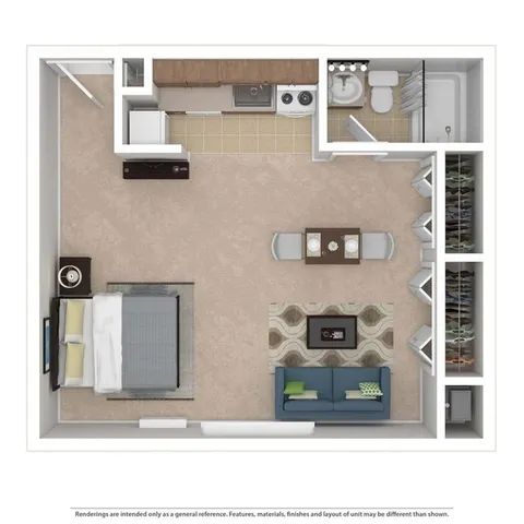 Toftrees Cricklewood 0BD 1Bath 378sqft