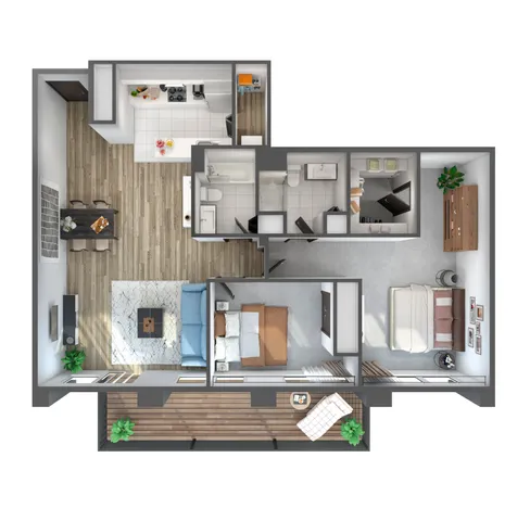 2bd/ 2ba 1365-1390