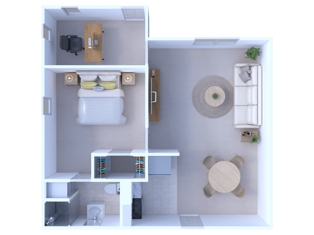 MontgomeryPointe 1BD 1Bath 700sqft
