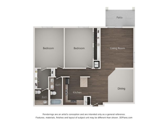 Greens 2Bed_1.5 bath