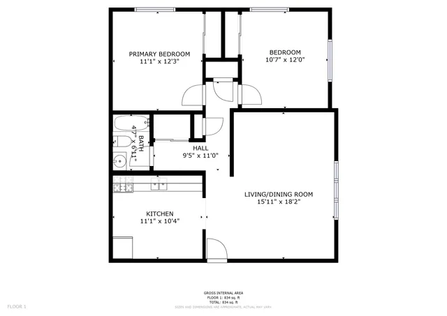 2x1- 1000SQFT