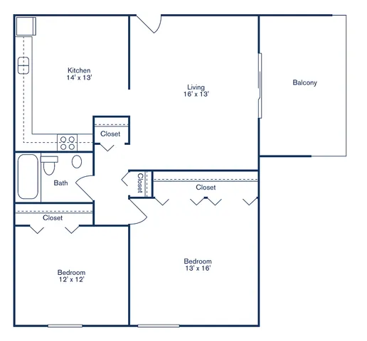 2x1 Country Kitchen