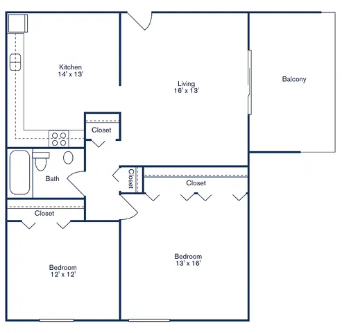 2x1 Country Kitchen