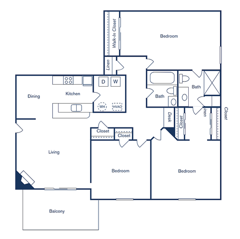 3x2 1321 sqft