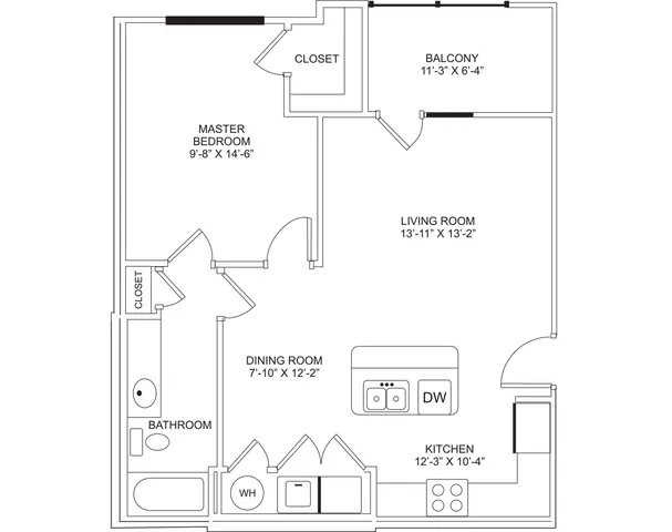 One Bedroom/ One Bath