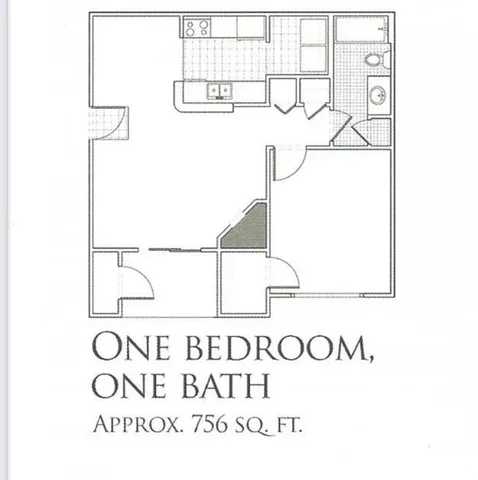 1 bed room