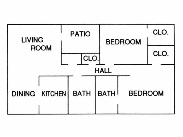 2 bedroom 2 baths