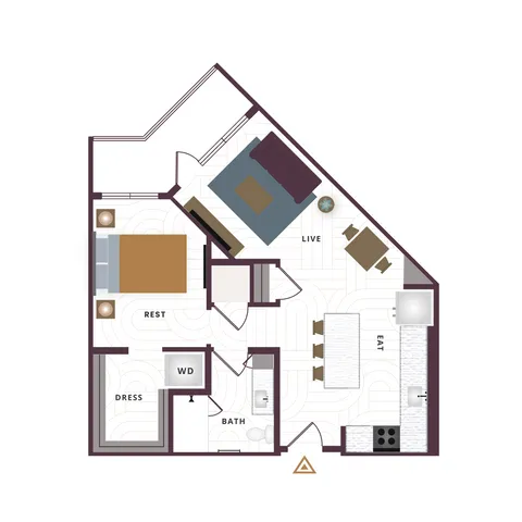 1 Bedroom A2