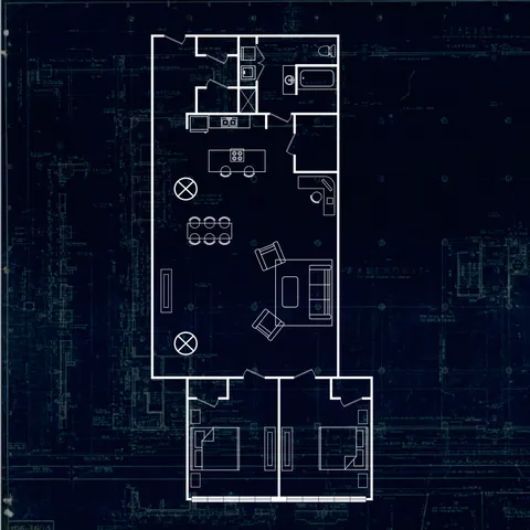 2 Bedroom L (The Vox II)