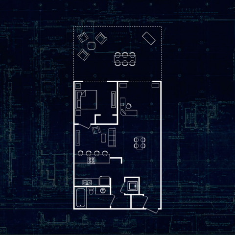 1 Bedroom + Courtyard (The Atex)