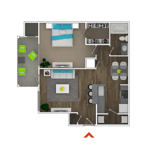 1 Bedroom D