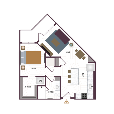 1 Bedroom A2